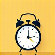 Smart alarm clock icon, representing optimized wake cycles
